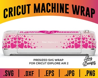 Cricut Explore Air Wrap SVG: Love Machine Decal (digital