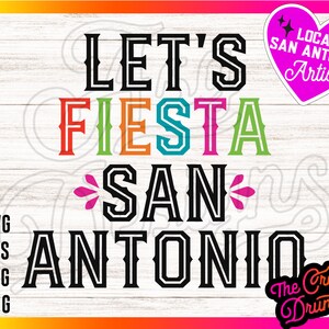 Lets Fiesta San Antonio SVG / Puro SA Sublimation Spur Colors PNG - Etsy
