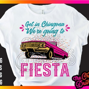Chingona Fiesta PNG SVG: San Antonio Spur Colors (Digital Download)