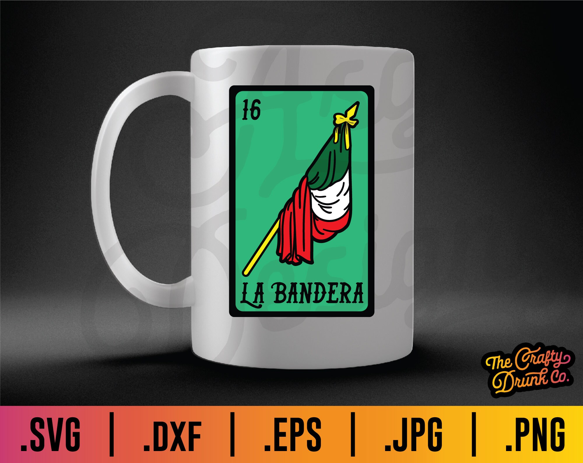 Loteria La Bandera SVG Loteria Svg La Bandera SVG Mexican Etsy