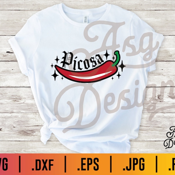 Picosa SVG - Latina, mexicana, spicy svg