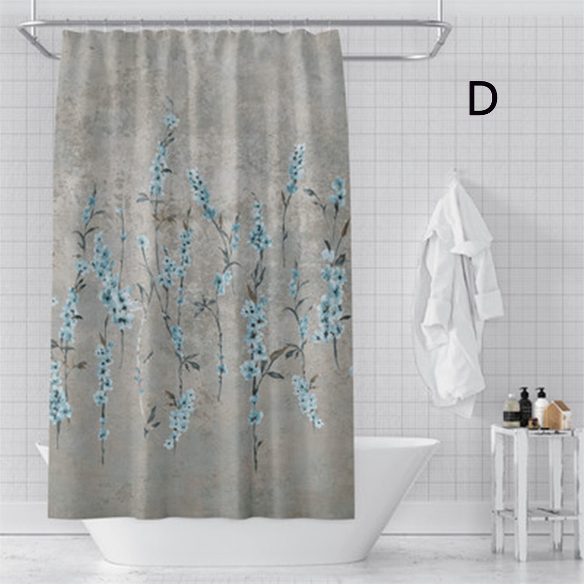 Shower Curtain Green Shower Curtain Printed Shower Curtain Etsy