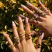 Dainty Silver/Gold Crystal Rings, Cute Gemstone Rings, Stacking Rings, Wire Wrapped Rings + FREE Crystal Confetti Scoop 
