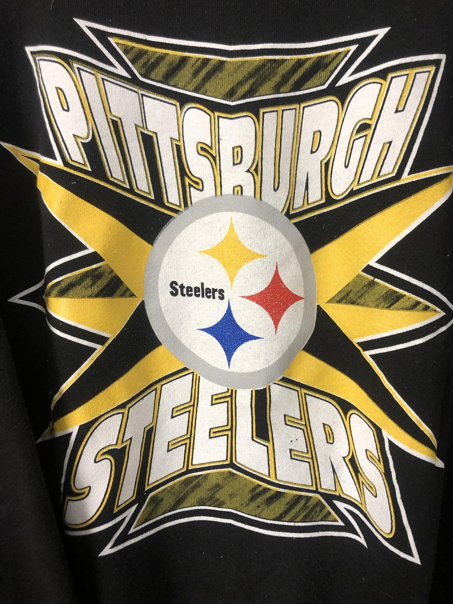 90s Logo 7 Pittsburgh Steelers NFL Sweat shirt | Etsy
