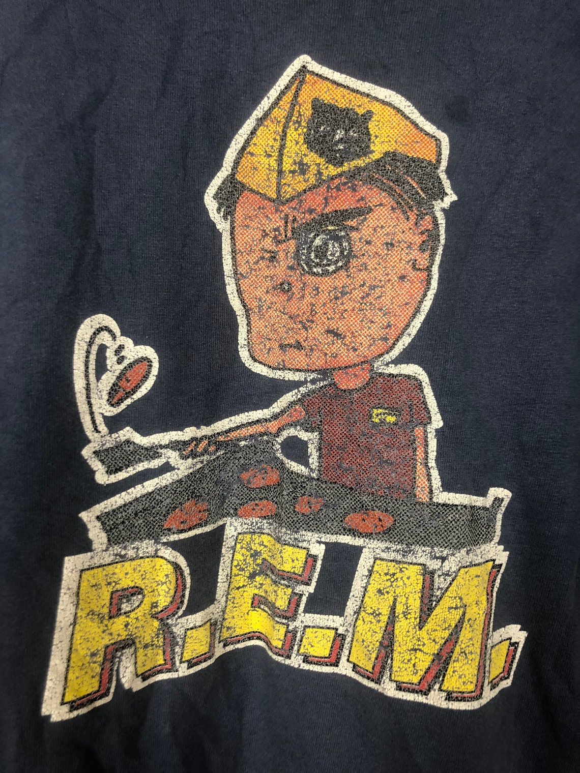 Vintage REM monster BBQ boy t shirt 1994 Etsy