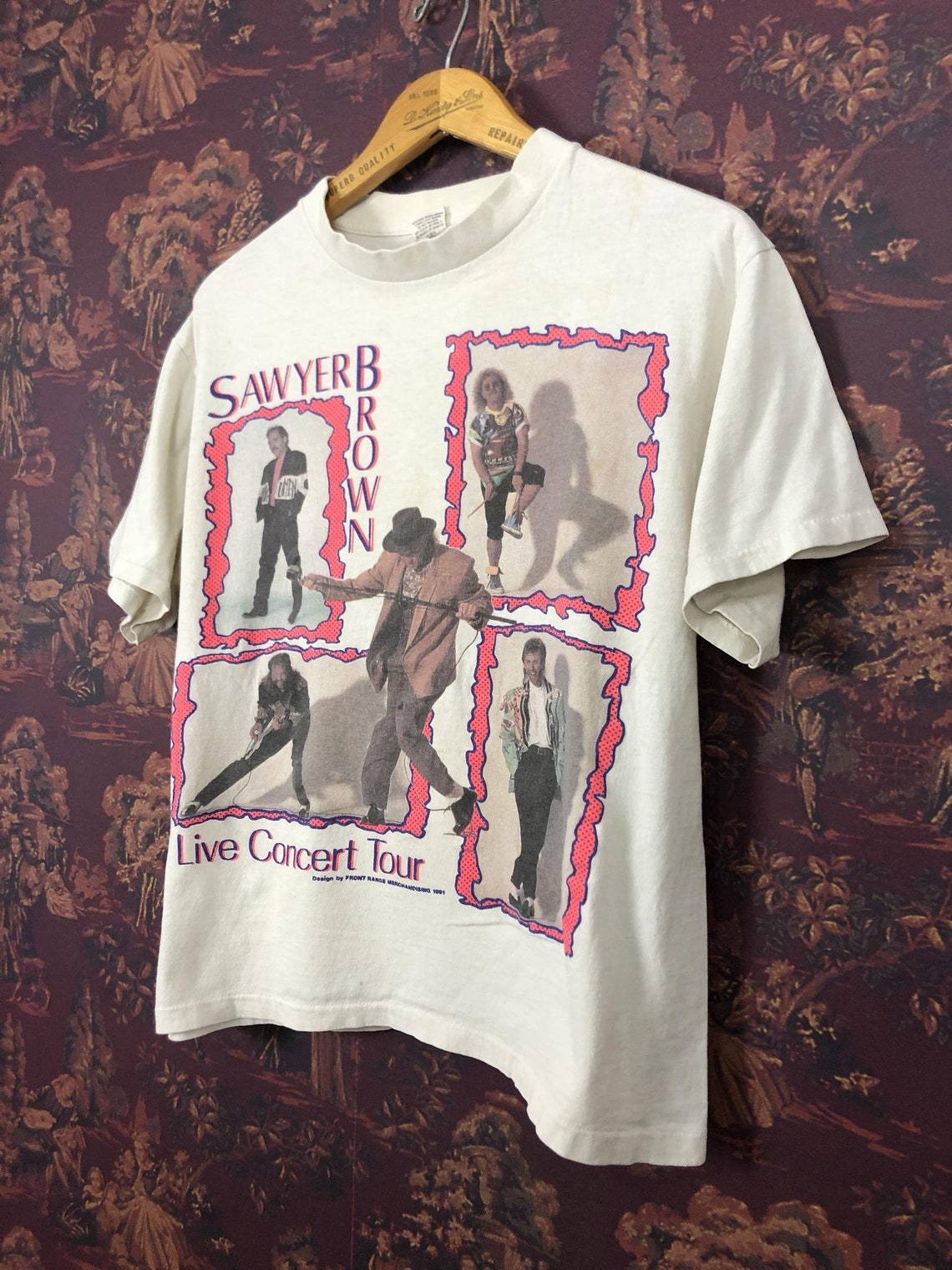 Sawyer Brown Tour Shirt 1991 Vintage Single Stitch | Etsy