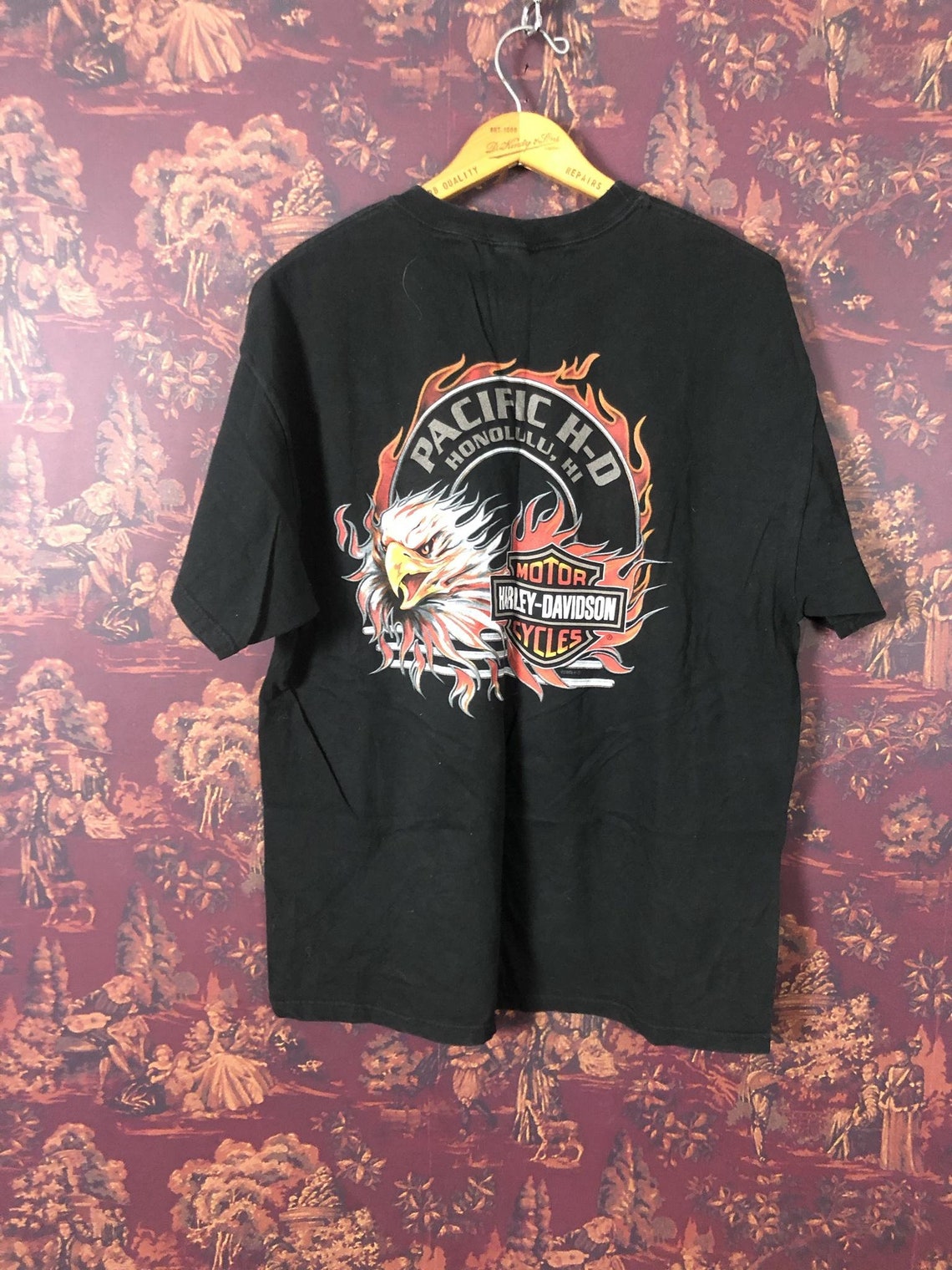 Harley Davidson T shirt Honolulu Hawaii | Etsy