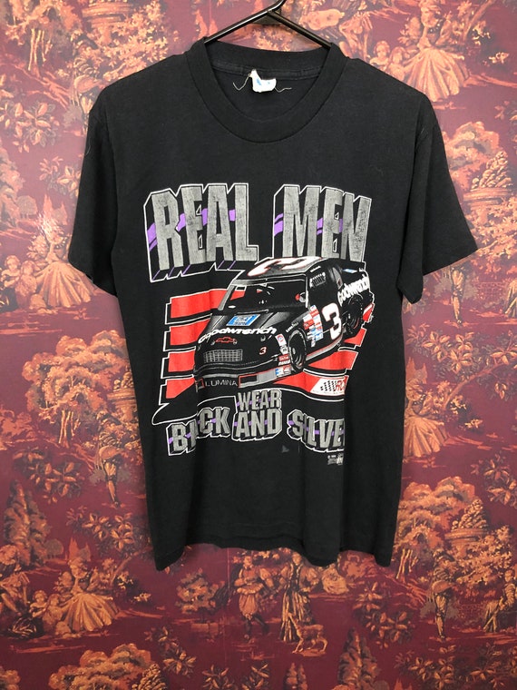 Real Men Wear Silver NASCAR t shirt