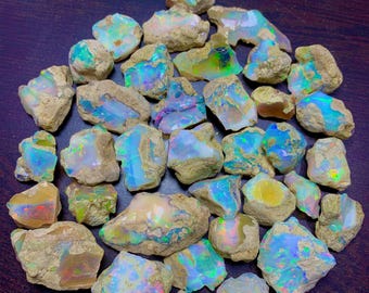 50 krt Ethiopische Welo Opal Rough Kavel: hydrofaan edelsteen voor sieraden