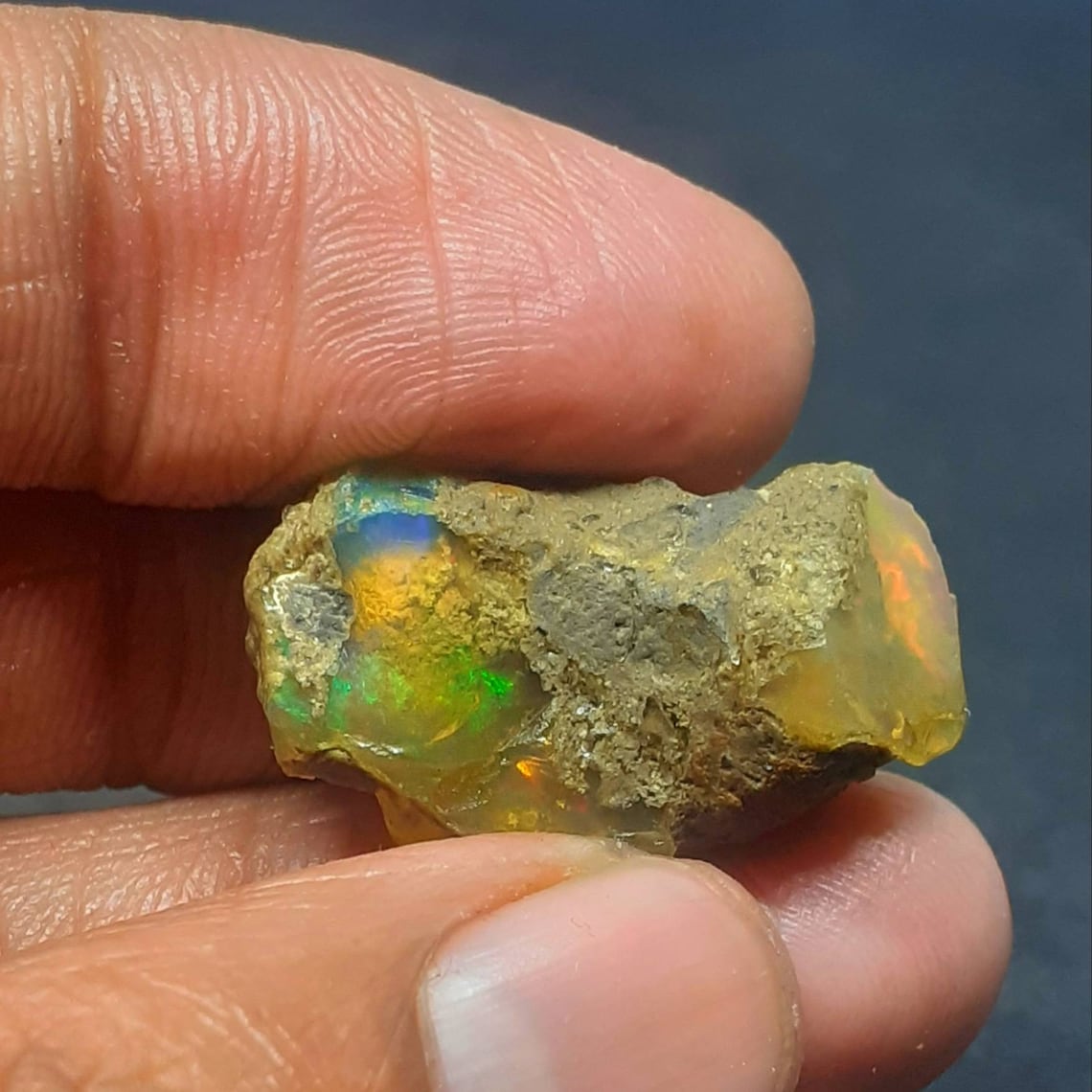 Top quality opal raw rock weight16.75crt welo fire opal rough | Etsy