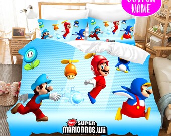 Super Mario Bedding Etsy
