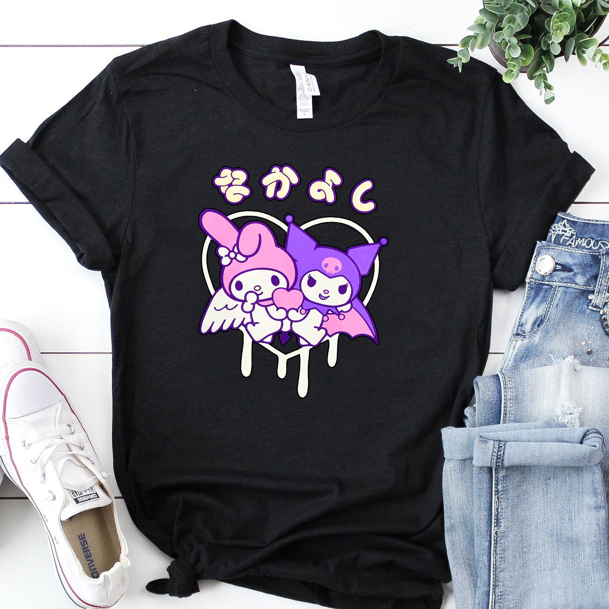 My melody and kuromi sweatshirt Clearance