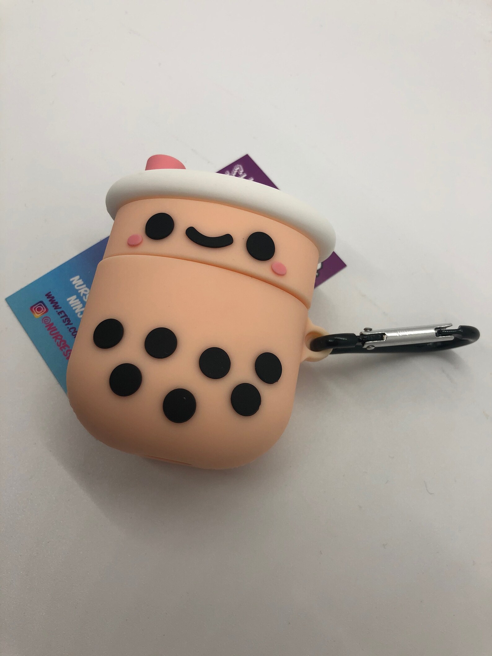 Bubble Tea Boba AirPod Case™ Disney© Super cute 3D Anime Etsy
