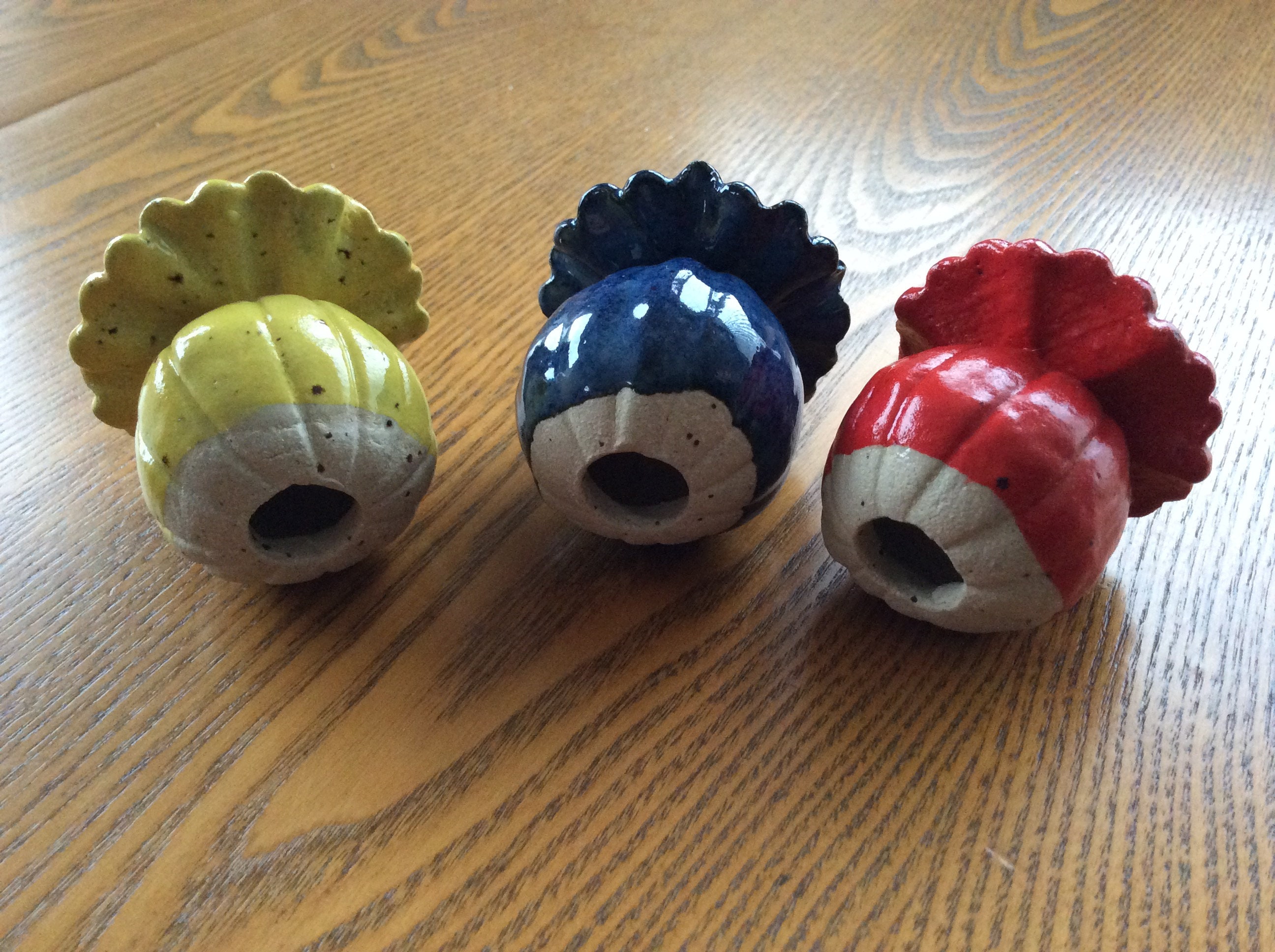 Handmade ceramic ornamental garden cane topper Etsy