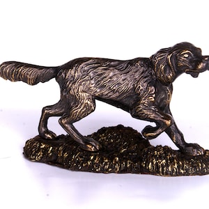 English setter - pointing /Pointer/ brass / hand-made