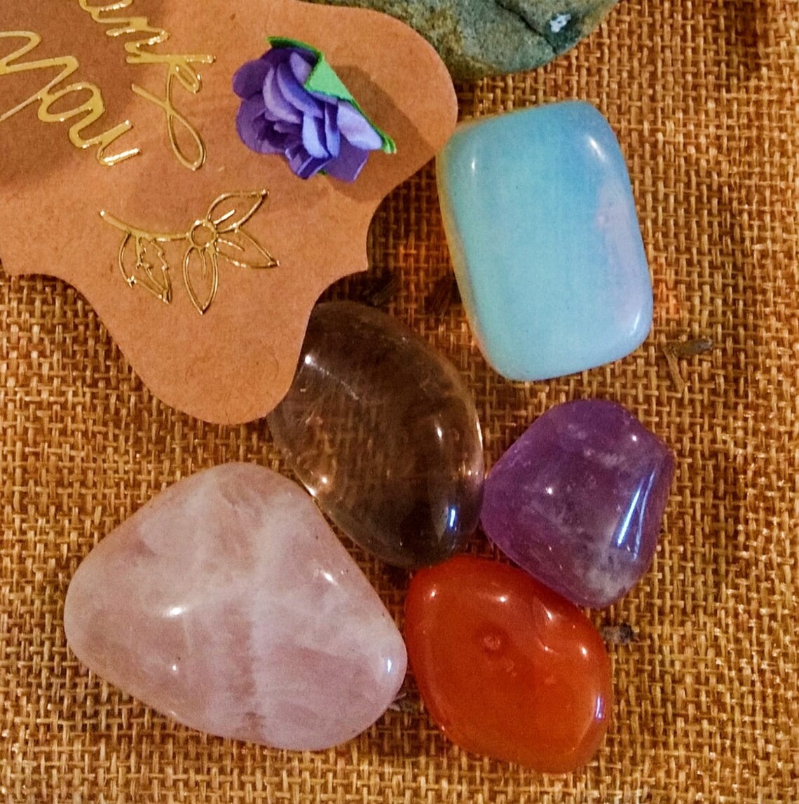 Grief and Loss Healing Crystal Set Natural Healing Crystal Etsy