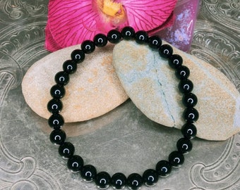Black Obsidian Bracelet (6mm)