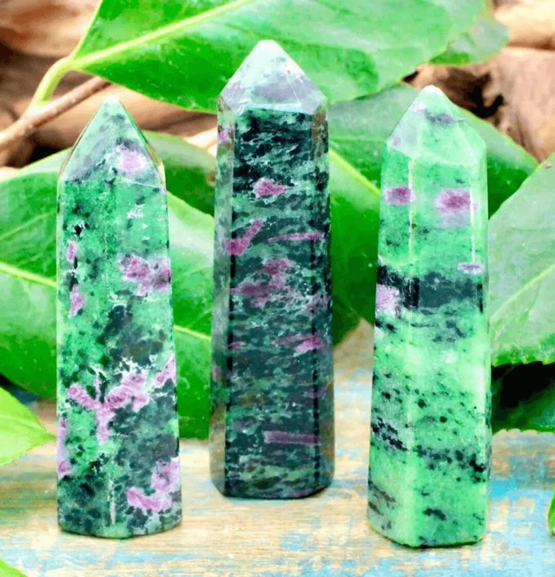 Ruby Crystal Tower Ruby Zoisite Crystal Tower - Crystal Generator - Etsy