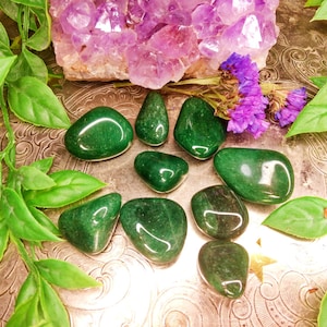 Green Aventurine Crystal For Luck - Crystals - Aventurine Tumble - Stone of Opportunity - Lucky Charm - Tumbled Gemstones