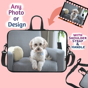 Custom Messenger Bag, Logo, Design, Laptop Case, Personalization