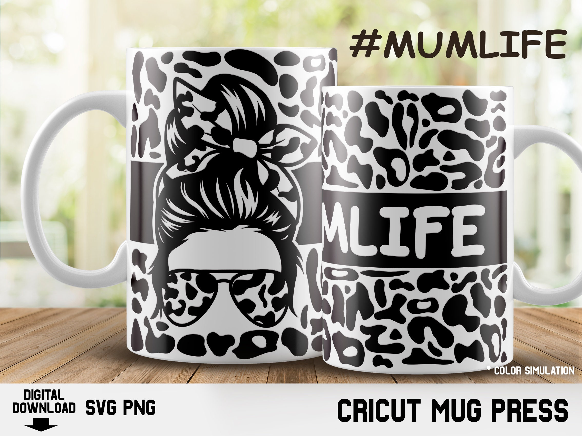 Easy DIY Mother's Day Mugs with the Cricut Mug Press