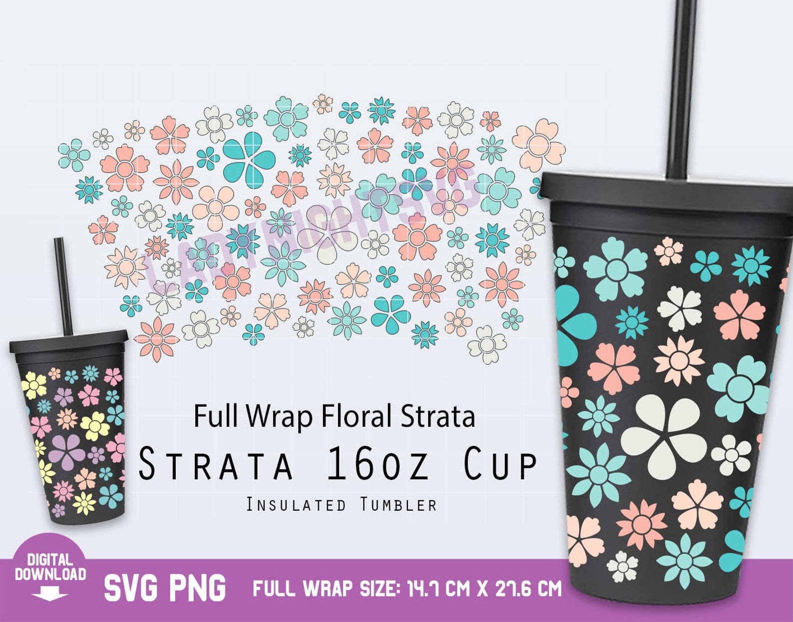 Free Free 86 Flower Tumbler Wrap Svg SVG PNG EPS DXF File