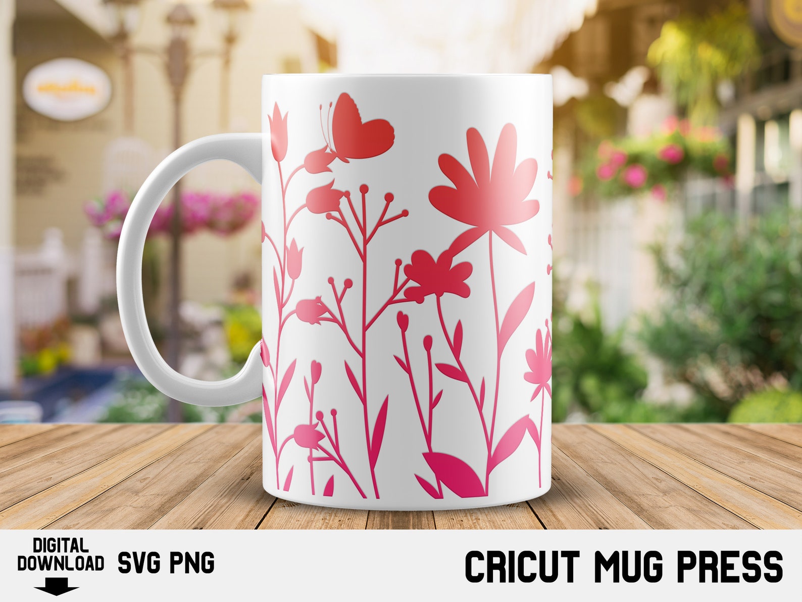 Cricut Mug Press Svg Design for Infusible Ink Sheet Meadow | Etsy UK
