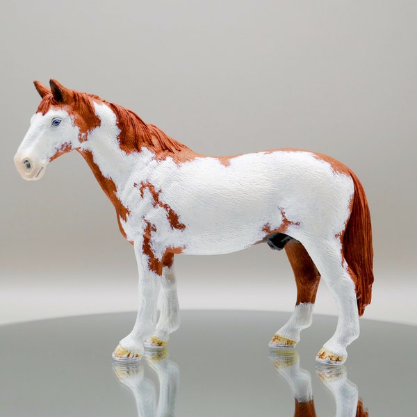 Schleich Repaint ‘Oswald’ Model Horse Custom