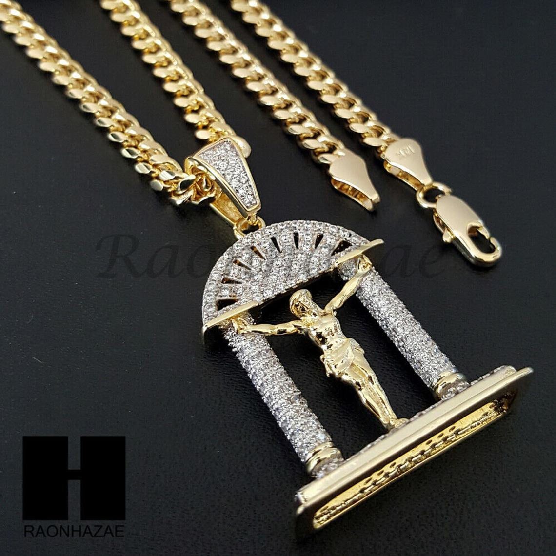 6.00CT Round Cut Lab Created Diamond Hip Hop Pendant Etsy