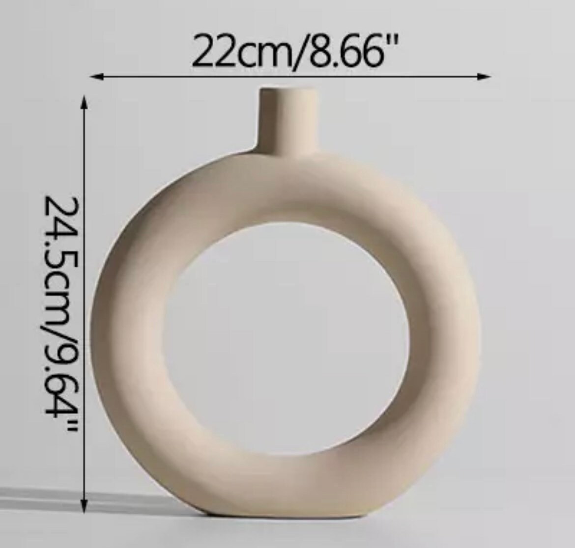 Donut Vase Large Donut Vase Minimalistic Vase Home Decor Etsy UK