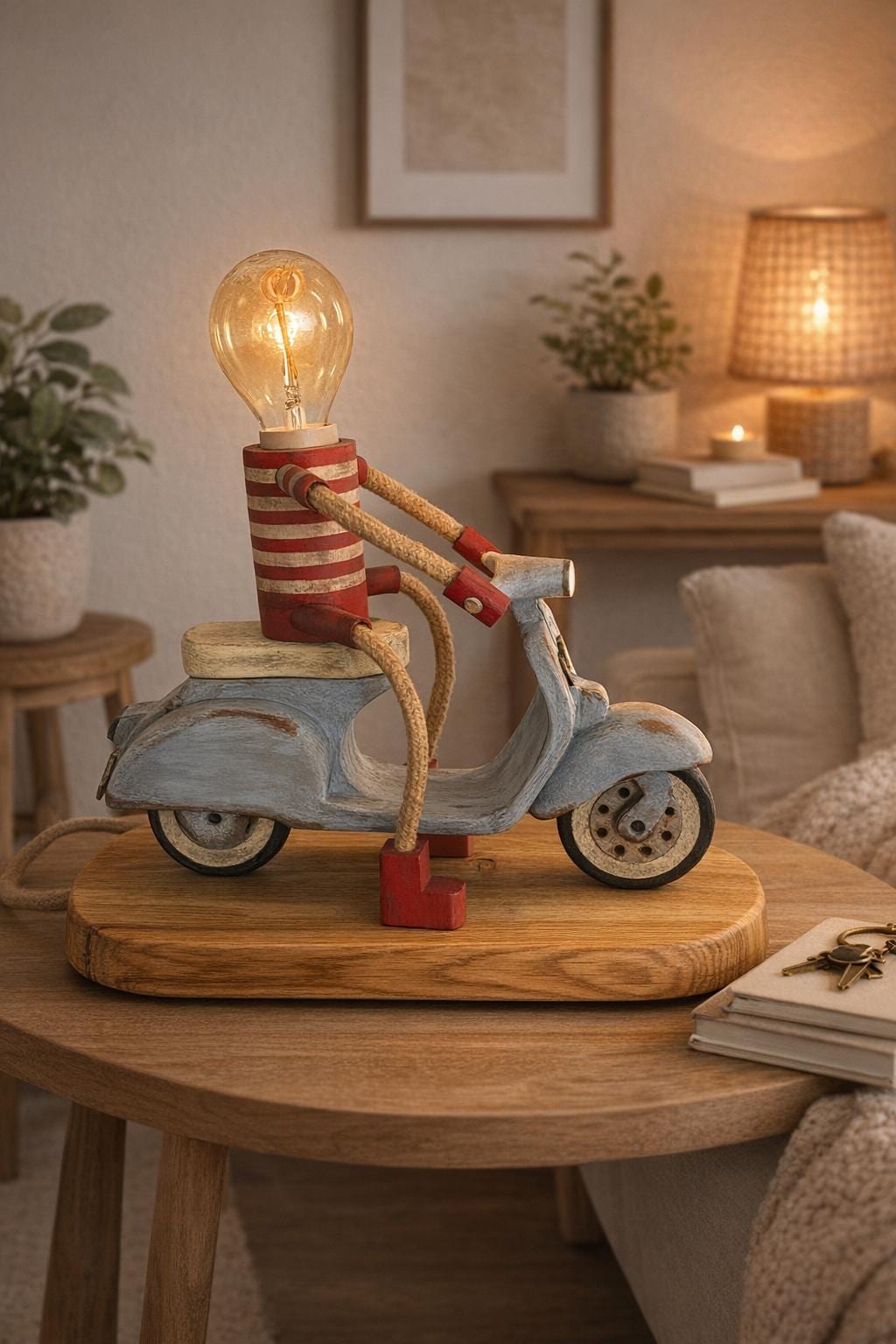 Lampe de Bureau Vintage Métal Noir et Laiton Doré