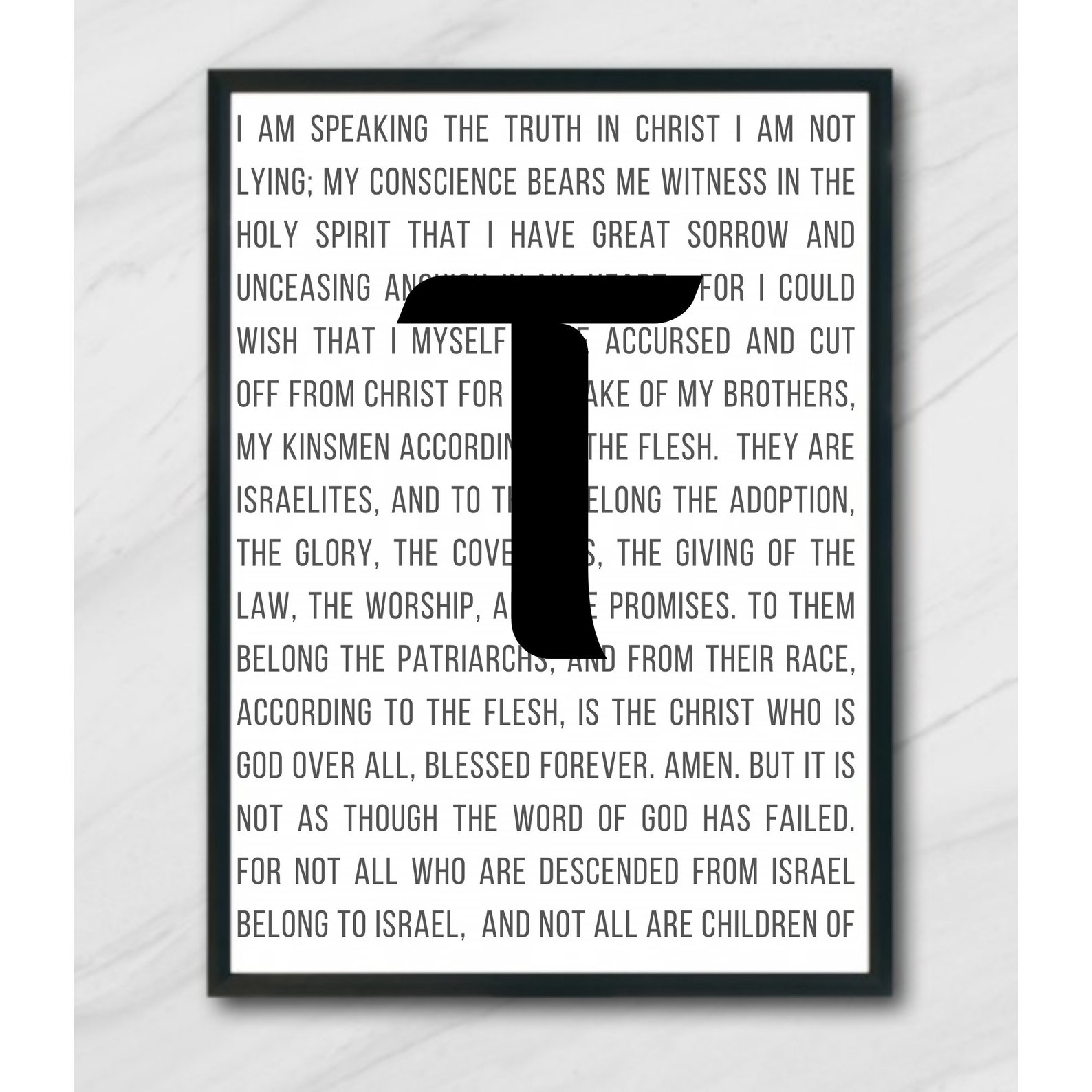 TULIP Reformed Theology Gift Reformed Theology Wall Art Etsy