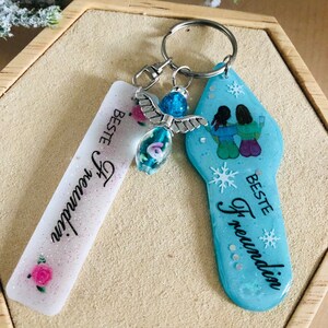 Einkaufswagenchip, Einkaufswagenlöser Bunt, Schlüsselanhänger, beste Freundin, Rentier, beste Oma, Flower, Geschenke