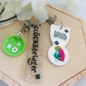 Einkaufswagenlöser, Schlüsselanhänger Bunt, Einkaufslöser, Geschenkefinder, Glücksbringer, Frosch