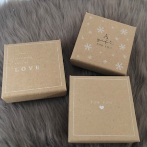 Geschenkbox, Box für eueren Schmuck, Geschenkverpackung, For You, Weihnachten, Love