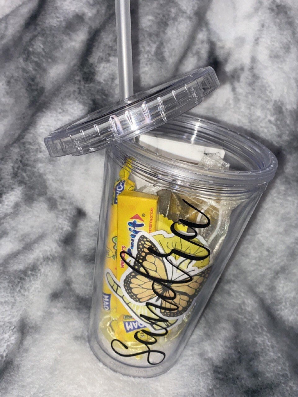 Personalised Tumbler Cup with Gift set for friend Gift box Etsy