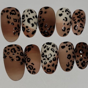 Animal Print Press-On Nails