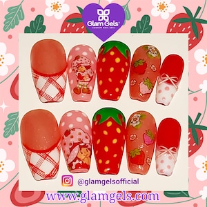 Strawberry Short Cakes Press-on Nails