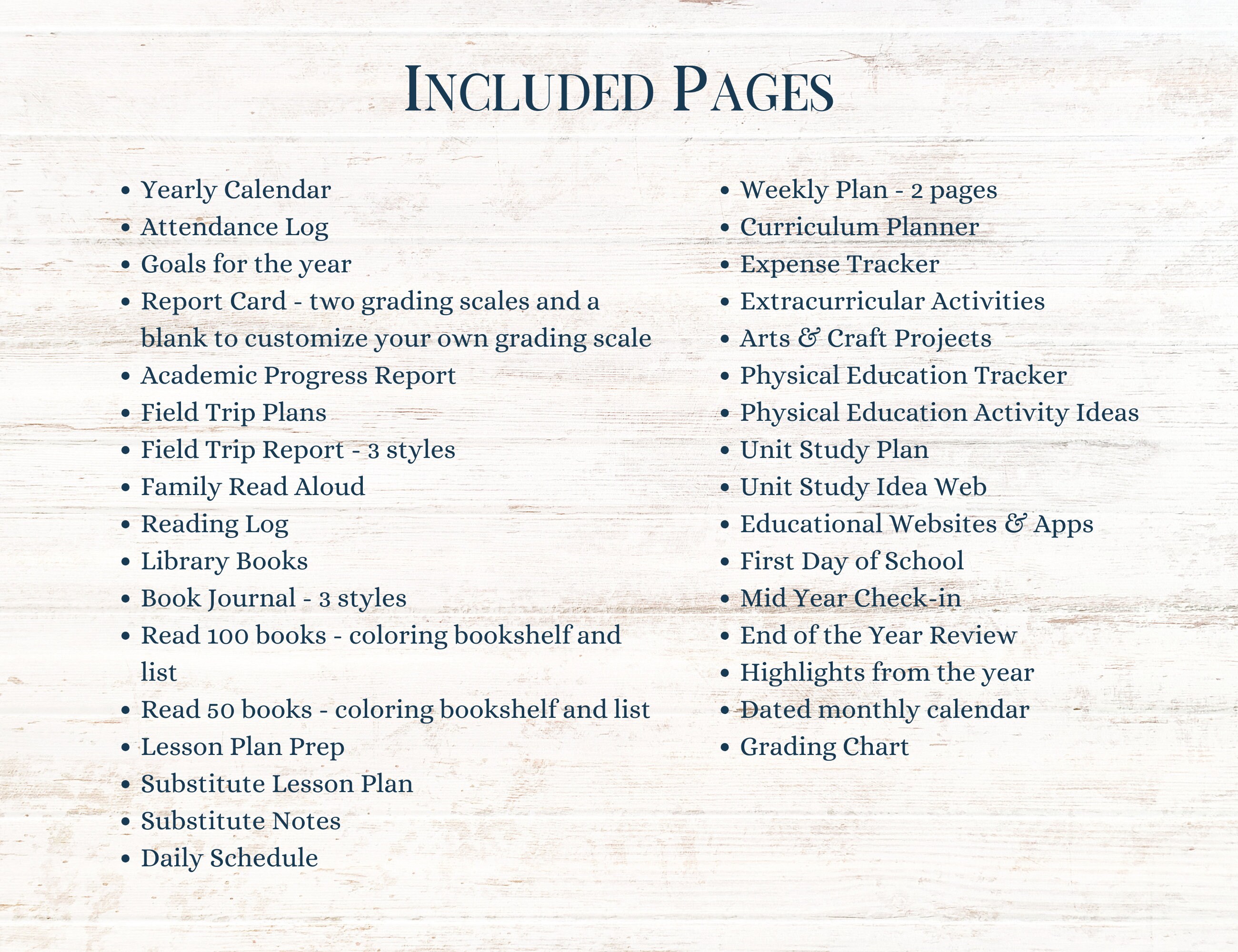 20242025 Homeschool Planner Printable, Report Cards, Field Trips, Physical Education, Lesson