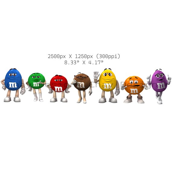 M&M Clipart Png Digital Download Clipart Png File 