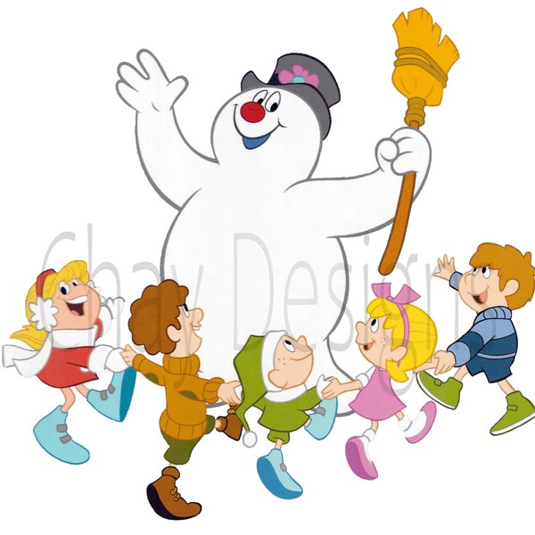 Frosty The Snowman PNG File, Christmas, Scrapbooking, Junk Journal, Party Decor & Bulletin Board, Clip Art