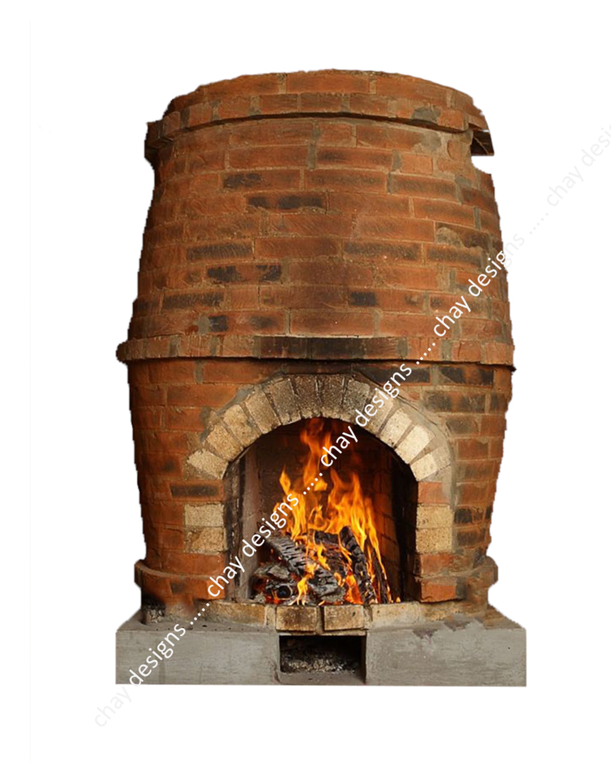 Rustikale Ziegel Kamin digitale Overlay | Etsy