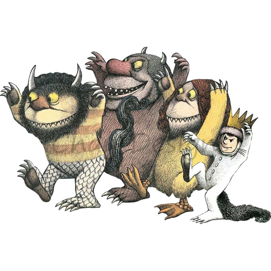 4 Where the Wild Things Are Clipart - Il 1080xN.3220917911 538p 