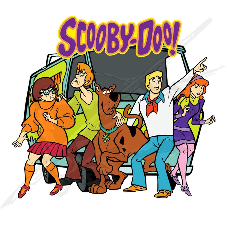 20 Scooby Doo and Gang Clipart PNG Files Digital Overlay - Etsy UK