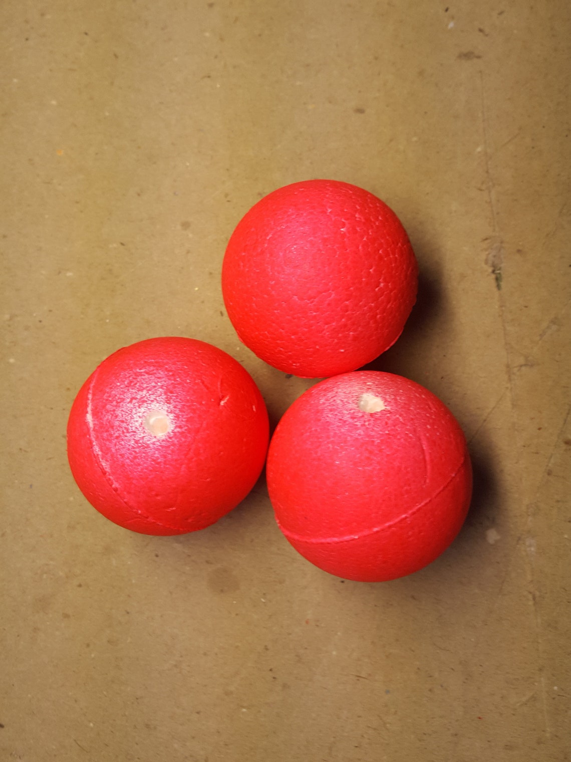 Set of 3 Dayglo Pink Antenna Balls Etsy