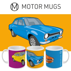 Ford Escort RS1600 11oz Mug - Choice of Blue | Orange | Yellow