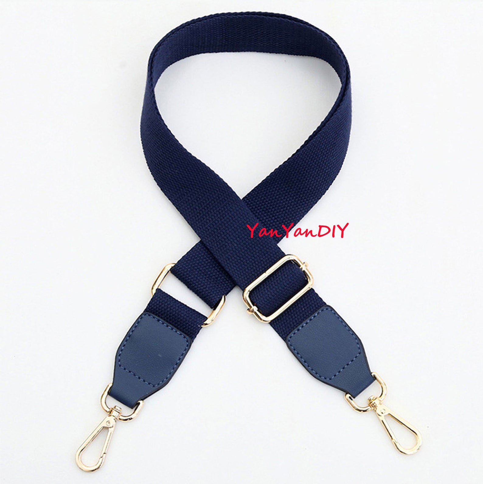 55 Adjustable Navy Blue Bag Strap3.8cm Width Crossbody Etsy