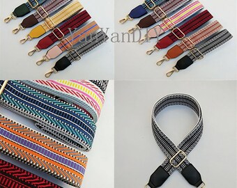 51" Adjustable Bag Strap,3.8cm Width Crossbody Strap, PU Leather Purse Handle Chain, Shoulder Handbag Strap,Replacement Strap