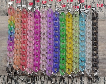 14 Colors,Shoe Chains,Shoe Clip,Shoes Charms,Matt Chain for Shoes,Acrylic link chain,Shoe Decoration,Shoe Charm Gift