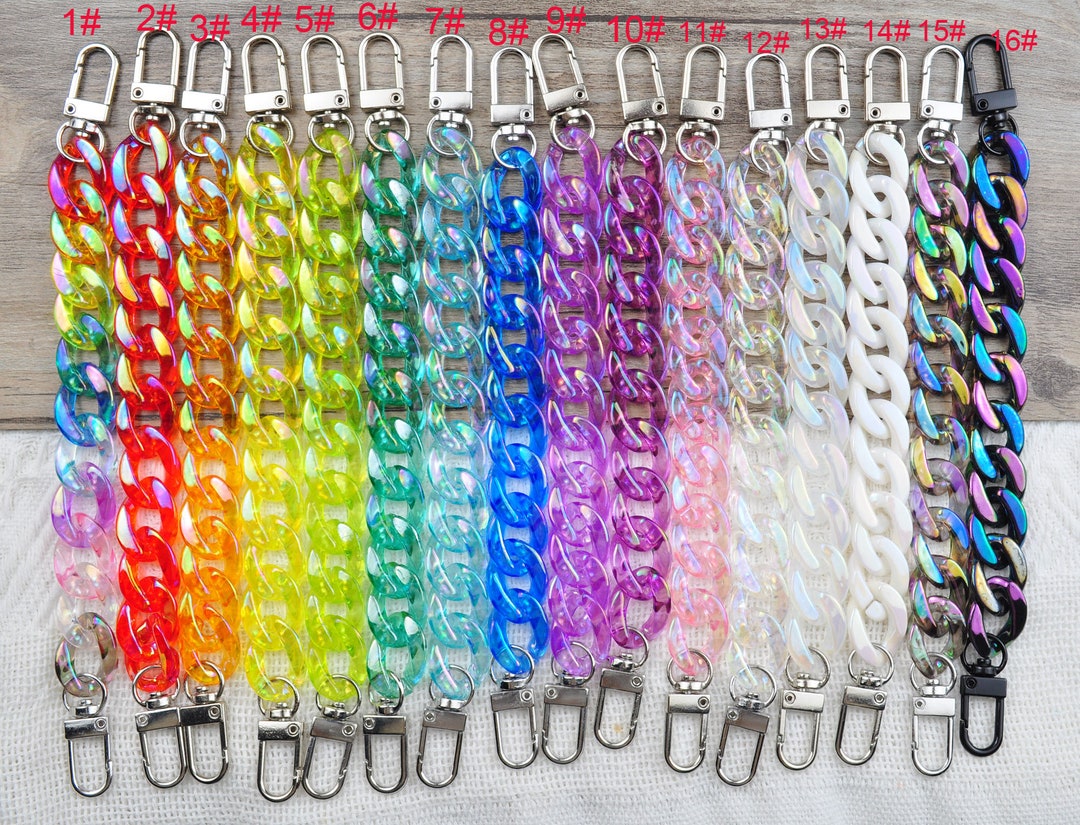 Shoe String Chain Shoe Chains,shoe Clips,16 Colors Shoes Charms,ab Color Chain for Shoes ...